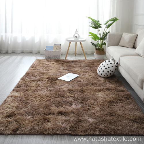 Nordic ins gradient tie-dye living room carpet